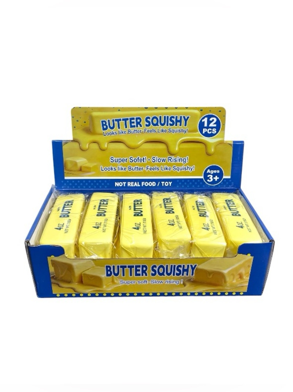 Butter Squishy Toy - Yellow Squishies - Picture 2 of 2